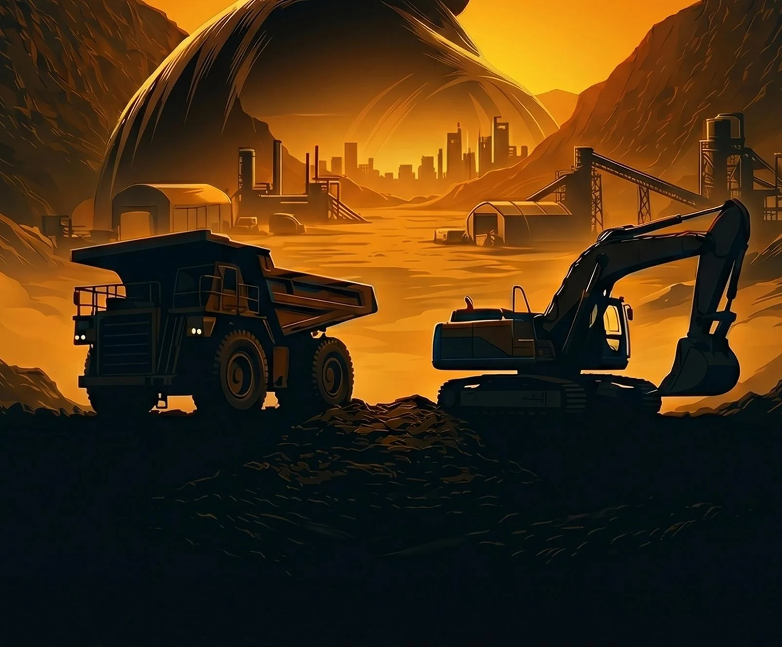 Mining operations from the approved corporate profile